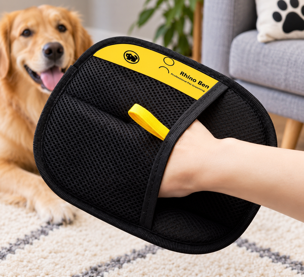 Tierhaar-Handschuhe für Katzen & Hunde – 2-in-1 mit Fusselbürste
