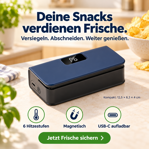 Magnetischer Mini-Folienschweißer – 6 Stufen, wiederaufladbar