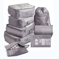 Packwürfel Set Grau 8-teilig