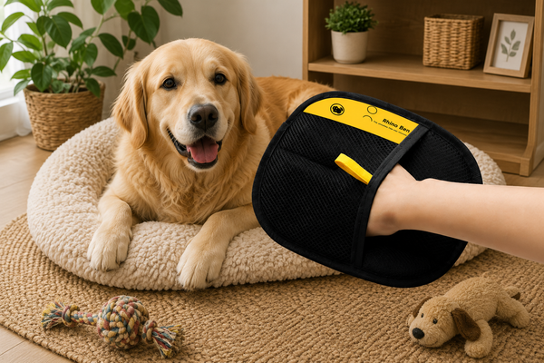 Tierhaar-Handschuhe für Katzen & Hunde – 2-in-1 mit Fusselbürste