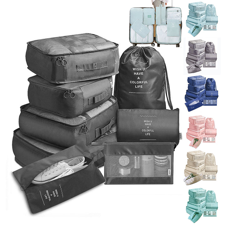 Packwürfel Set – Koffer-Organizer für Kleidung, Schuhe & Kosmetik (6-, 7- oder 8-teilig)