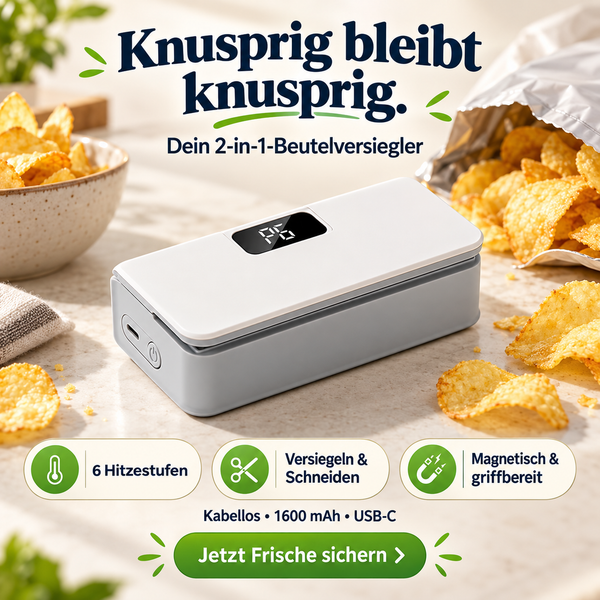Magnetischer Mini-Folienschweißer – 6 Stufen, wiederaufladbar