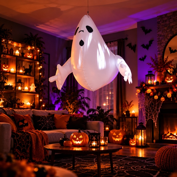 Aufblasbare Halloween-Figur – Geister & Kürbisse zur Auswahl