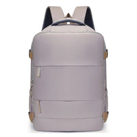 Handgepäck-Rucksack in Grau – Vorderansicht
