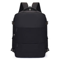 Handgepäck-Rucksack in Schwarz – Vorderansicht