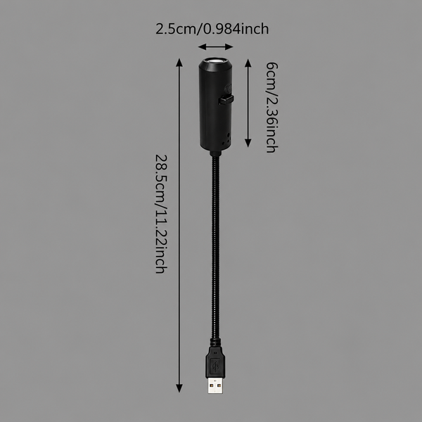LED-Motivprojektor für Halloween mit USB-Anschluss
